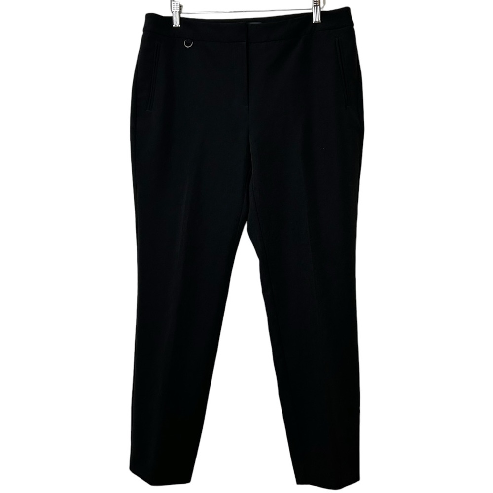 Adrianna Papell Women’s Black Ankle Pants Trousers Dressy Size 12
